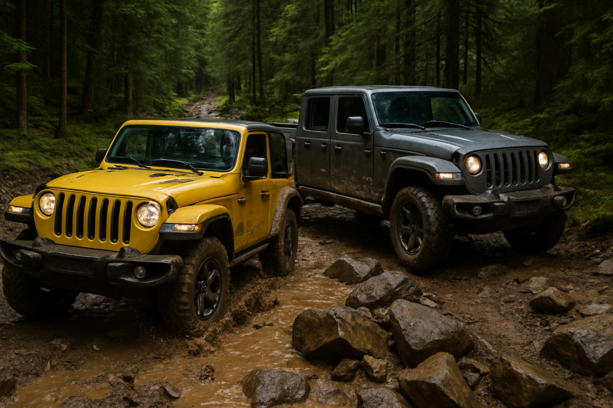 découvrez notre essai complet des jeep wrangler et gladiator 2025 dans leur environnement naturel. performances, innovations et sensations au rendez-vous pour ces véhicules tout-terrain iconiques !