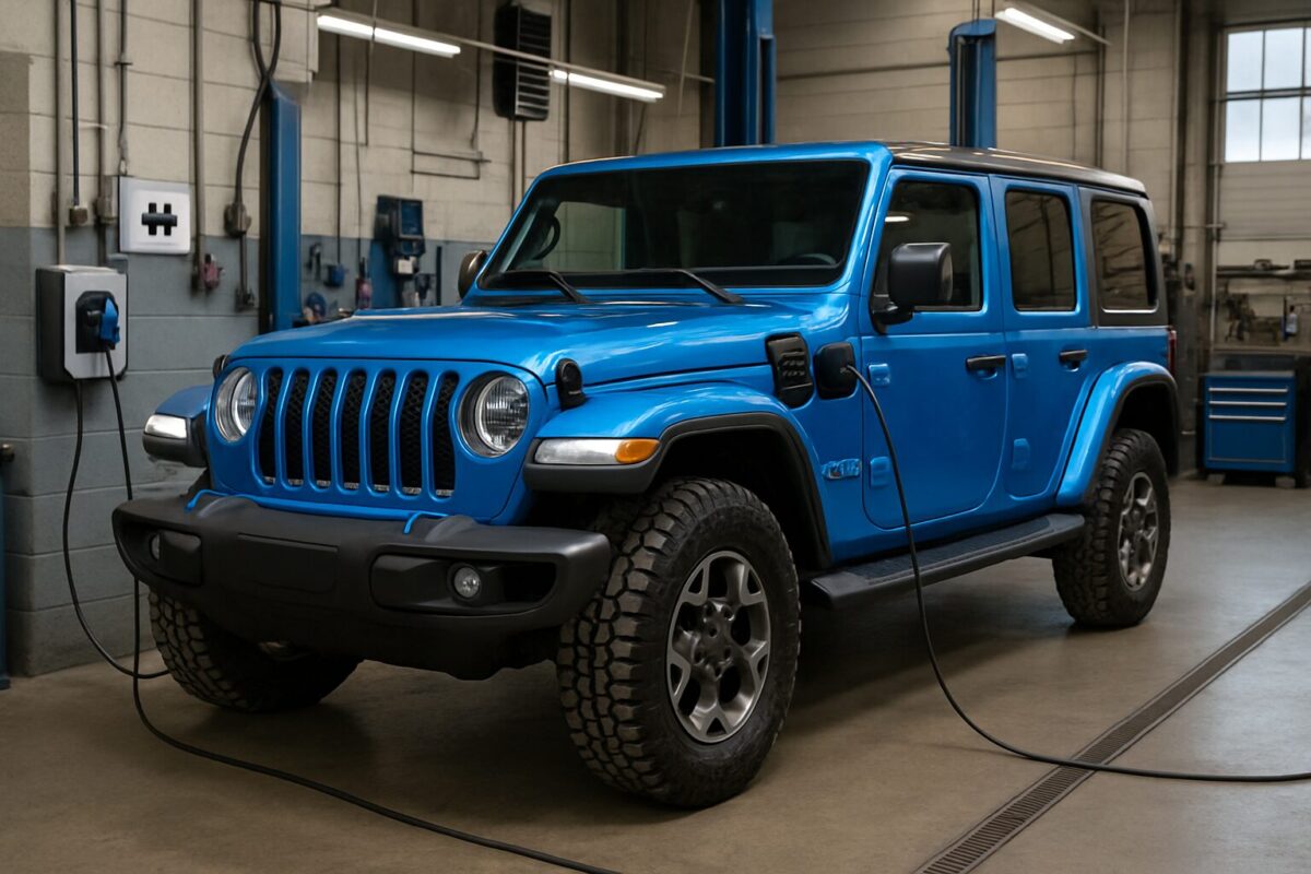 jeep rappelle plus de 20 000 wrangler 4xe phev en raison d'un problème technique important, afin d'assurer la sécurité et la fiabilité de ses véhicules hybrides rechargeables.