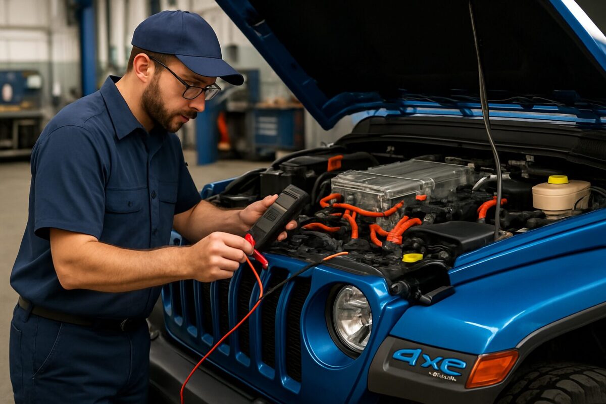 jeep procède à un rappel massif de plus de 20 000 wrangler 4xe phev en france suite à la découverte d’un problème technique pouvant impacter la sécurité des véhicules concernés.